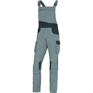 Salopetă de lucru -  Ripstop - 65% poliester 35% bumbac, culori: Gri-Negru, Gri deschis-Gri închis, Bleumarin-Negru