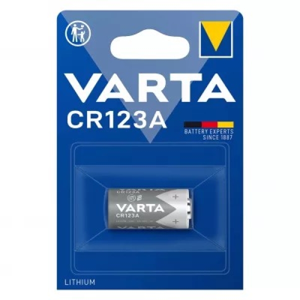 cr123a Baterie Litiu VARTA 3V CR123A 1430mAh, 16.8 x 34.55 mm
