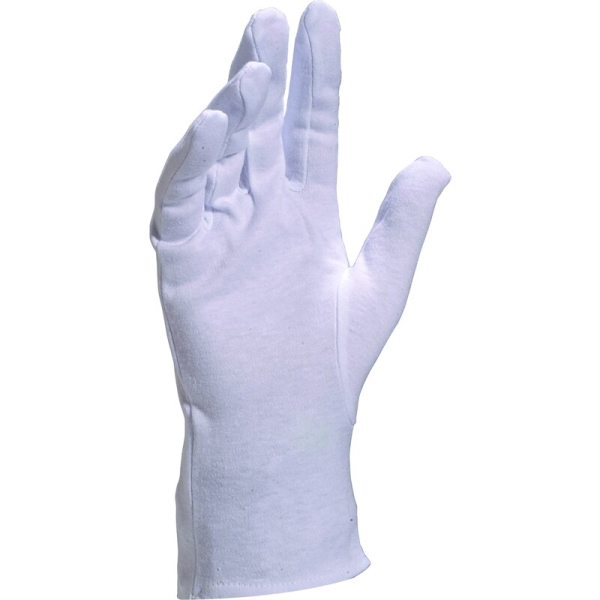Mănușă preformată palmă material textil/dos material textil - Bumbac, culori: Alb