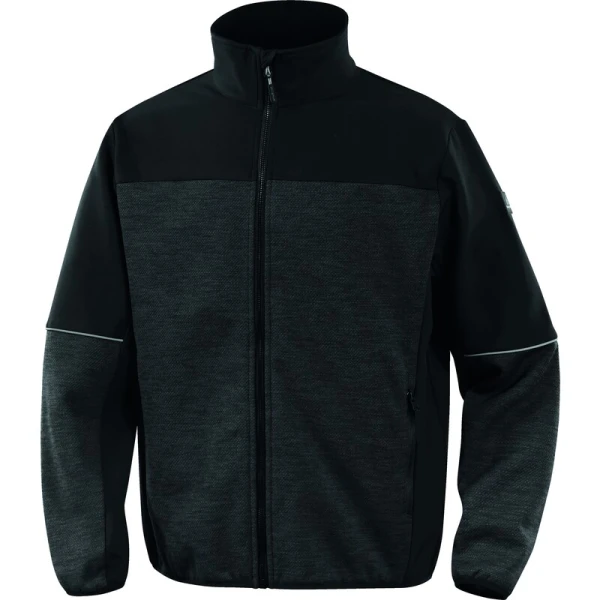 d56c8568-e278-4f62-887d-c8d6ff8e3a95-0-800.jpg Jachetă din polar - Tricotaj - 100% poliester | Softshell - 96% poliester 4% elastan - 2 straturi laminate, culori: Gri-Negru, Negru