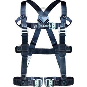 Ham anticădere - Oțel, Poliester - Punct de prindere pentru oprirea căderii: Dorsal, Sternal, culoare Negru