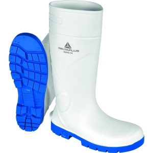Cizme Kemis S4 Alba/Albastr   - PVC - Branț : Nitril/PVC Alb-Albastru
