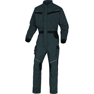 Combinezon de lucru -  Ripstop - 65% poliester 35% bumbac, culori: Gri-Negru