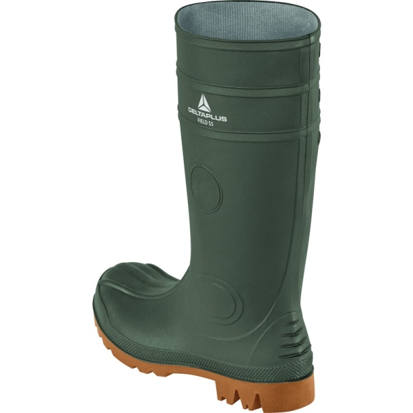 Cizme Field S5   - PVC - Branț : Nitril/PVC Kaki-Bej