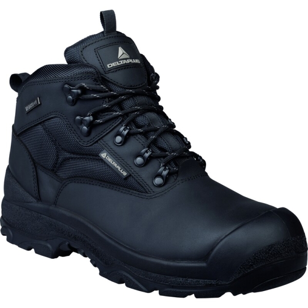 Bocanci S3 Samy  - Piele - Piele față - Branț : PU/2d Negru