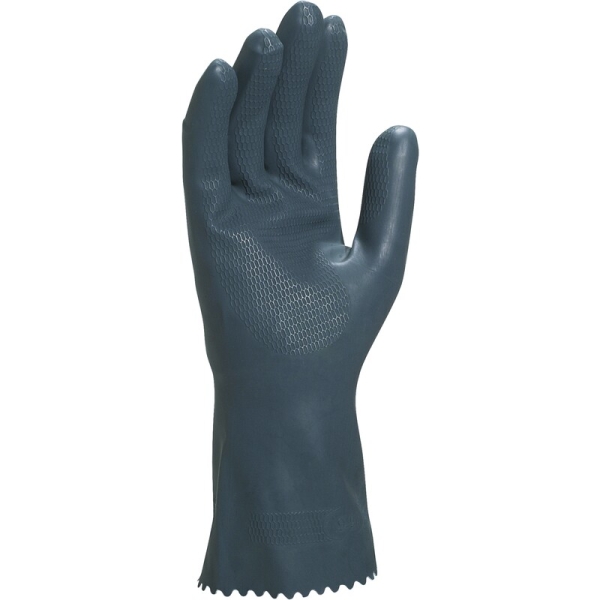 Mănușă impermeabilă fără fixare, cu material polar - Strat dublu de latex/neopren - Lungime :  300   mm , culori: Negru