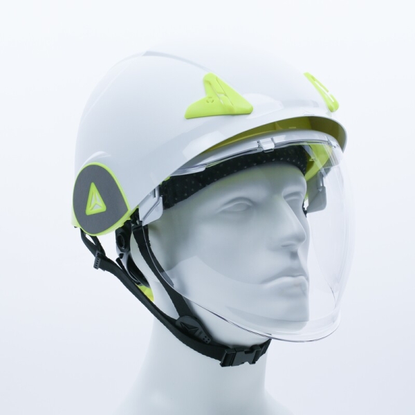Cască de protecție specifică - Neventilat - 4 puncte, culoare Alb