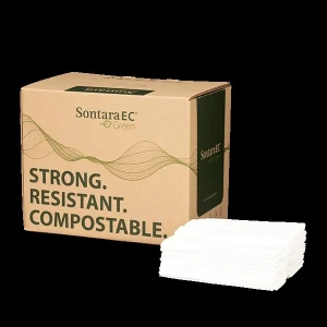 Lavete industriale Sontara EC® Green, albe, Z-fold, dimensiuni 325x420 mm, 300 buc/cutie