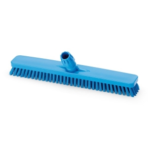 Perie pentru pardoseli si pereti, 45 cm, IGEAX 1010, duritate ridicata, albastra, rezistenta la 121°C, autoclavare pentru industria alimentara, certificare HACCP, FDA