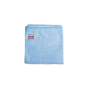 Laveta profesională din microfibră Vileda MicroTuff Base - 36x36cm, 5 lavete/set, culoare albastru, 169907
