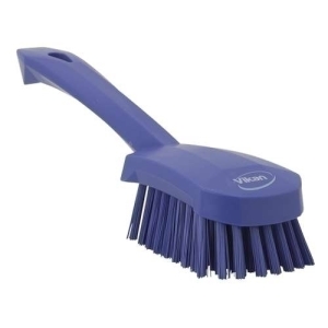 Perie cu maner scurt, peri duri, 270 mm, violet