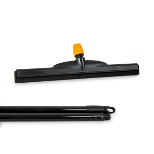 Racleta industriala,55 cm, cu maner 130 cm,  Ø 24 mm, culoare neagra