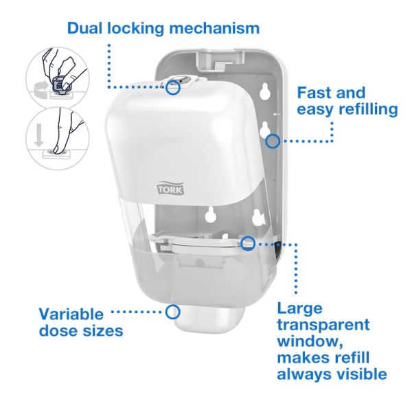 Dozator săpun lichid Tork 565200, sistem S5