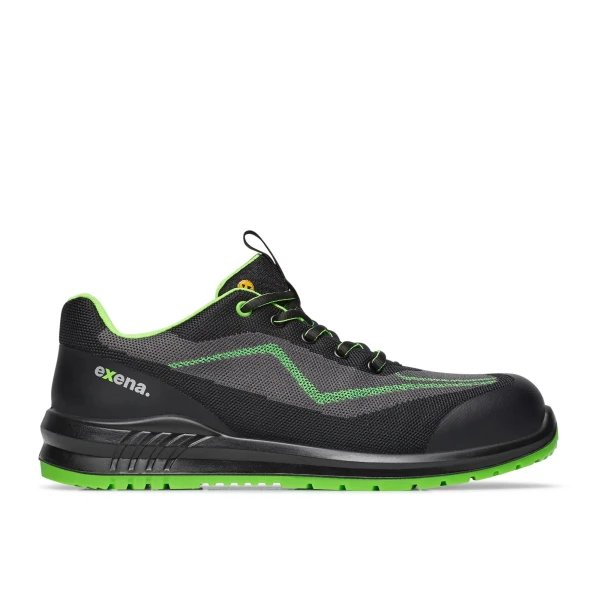 VENOM_1.jpg Pantofi de protectie tip adidasi sport, cu bombeu compozit si lamela antiperforatie nemetalica, usori, comozi Exena Venom S1P S FO ESD SR