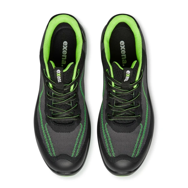 Pantofi de protectie tip adidasi sport, cu bombeu compozit si lamela antiperforatie nemetalica, usori, comozi Exena Venom S1P S FO ESD SR