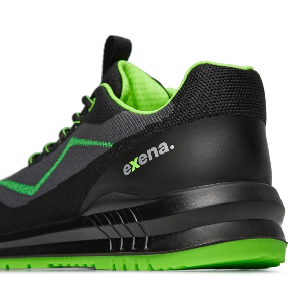 Pantofi de protectie tip adidasi sport, cu bombeu compozit si lamela antiperforatie nemetalica, usori, comozi Exena Venom S1P S FO ESD SR