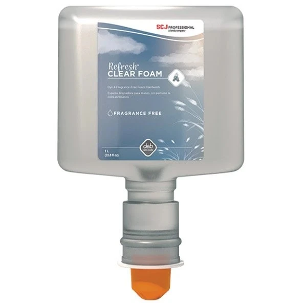 CLR120TFSK__03255 Sapun spuma pentru maini SC Johnson Professional Refresh™ CLEAR FOAM PURE (fără parfum & fără coloranți), 1,2 litri