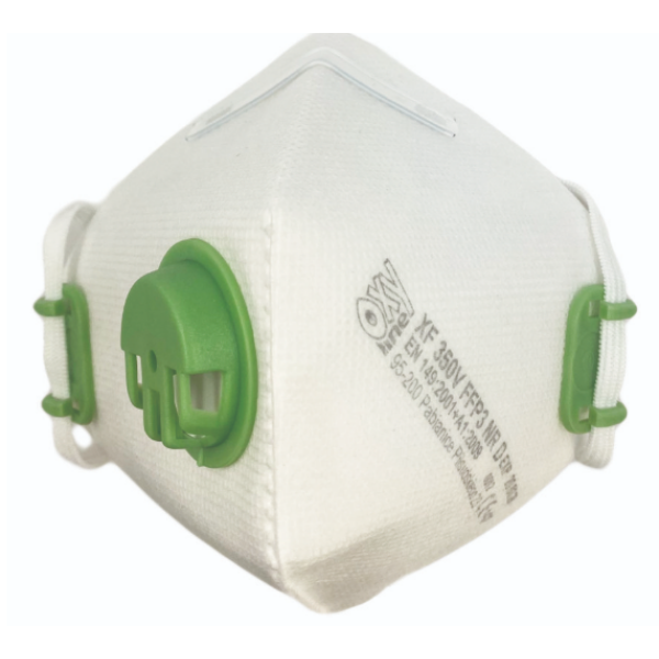 Semimasca filtranta FFP3 Oxyline XF 350 V FFP3 NR D, pliabila, cu supapa