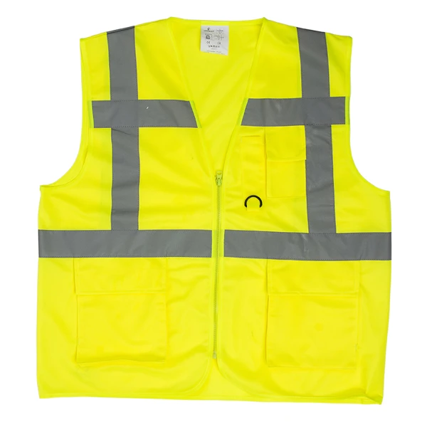 7ygmy-ft Vesta reflectorizanta Coverguard YARD 7YGMY – galben fluorescent, multifunctionala, Clasa 2