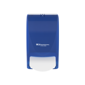 Dozator manual transparent SC Johnson Proline Washroom Quick-View 1L Albastru – pentru sapun și dezinfectant