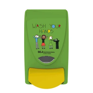 Dozator manual pentru sapun lichid/spuma SC Johnson Professional Schools "Wash Your Hands" 1L