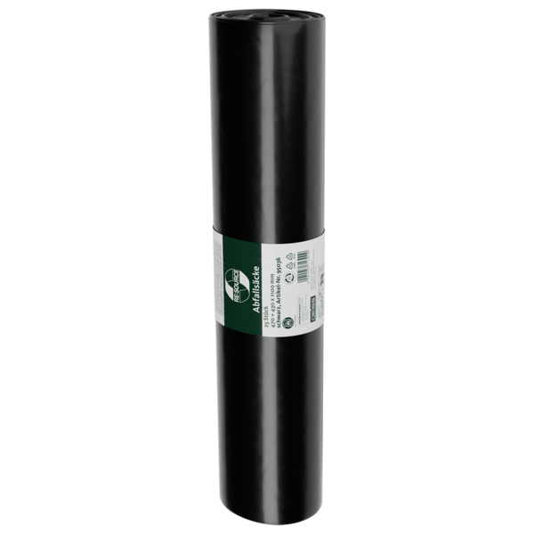 Saci menajeri 180 L, negri, LDPE, 25 buc/rola