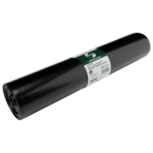 Saci menajeri 180 L, negri, LDPE, 25 buc/rola